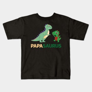 Papasaurus Kids T-Shirt